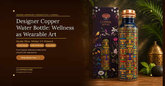 Designer Copper Water Bottle: Why Mystic Flow Turns Wellness into Wearable Art
