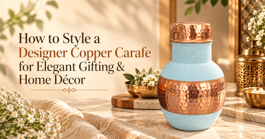 How to Style a Designer Copper Carafe for Elegant Gifting & Home Décor