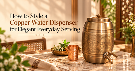 How to Style a Copper Water Dispenser for Elegant Everyday Serving