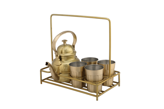 Tapri Tea Set (Set of 5 With Stand)