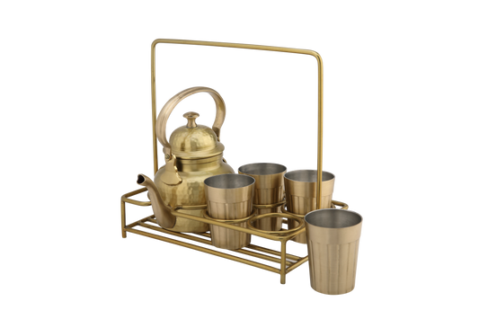 Tapri Tea Set (Set of 5 With Stand)