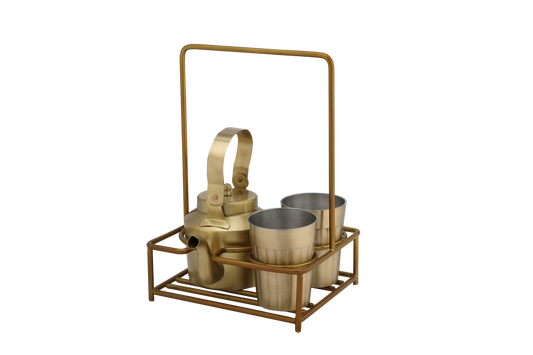 Tapri Tea Set (Set of 3 With Stand)