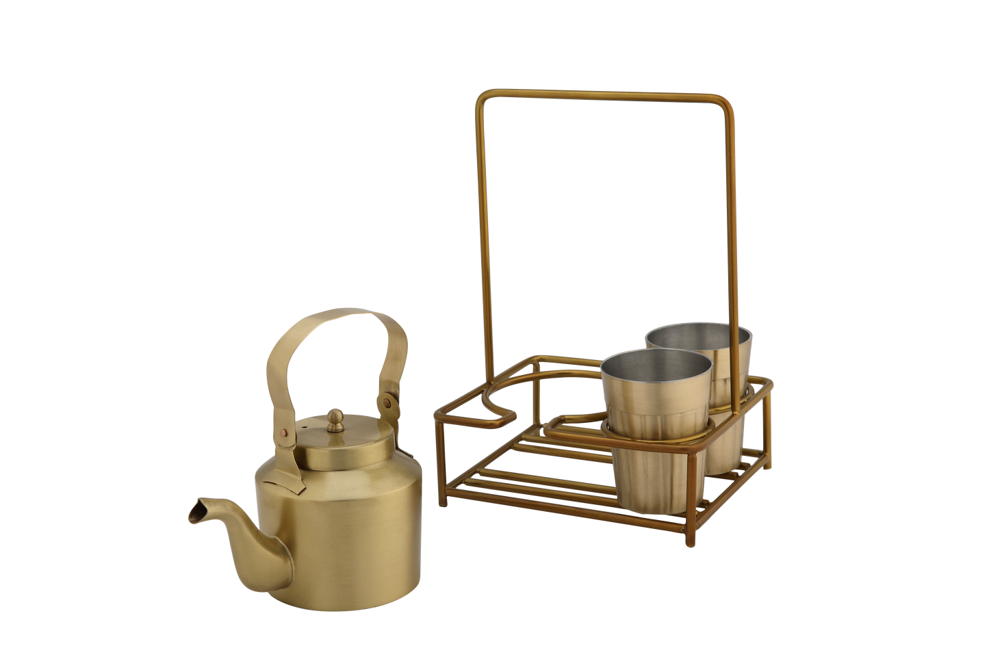 Tapri Tea Set (Set of 3 With Stand)