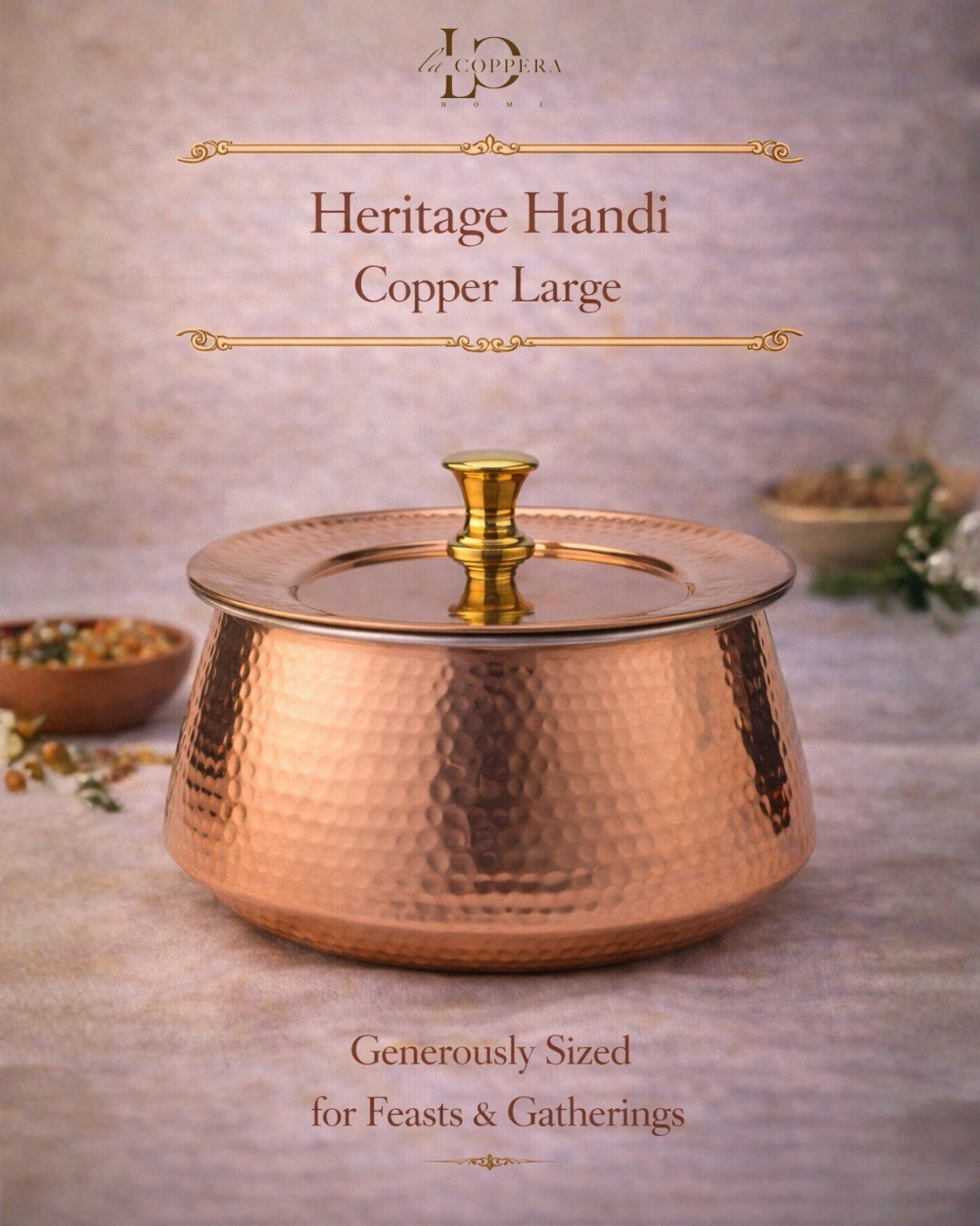 Copper Handi Hand Hammered 