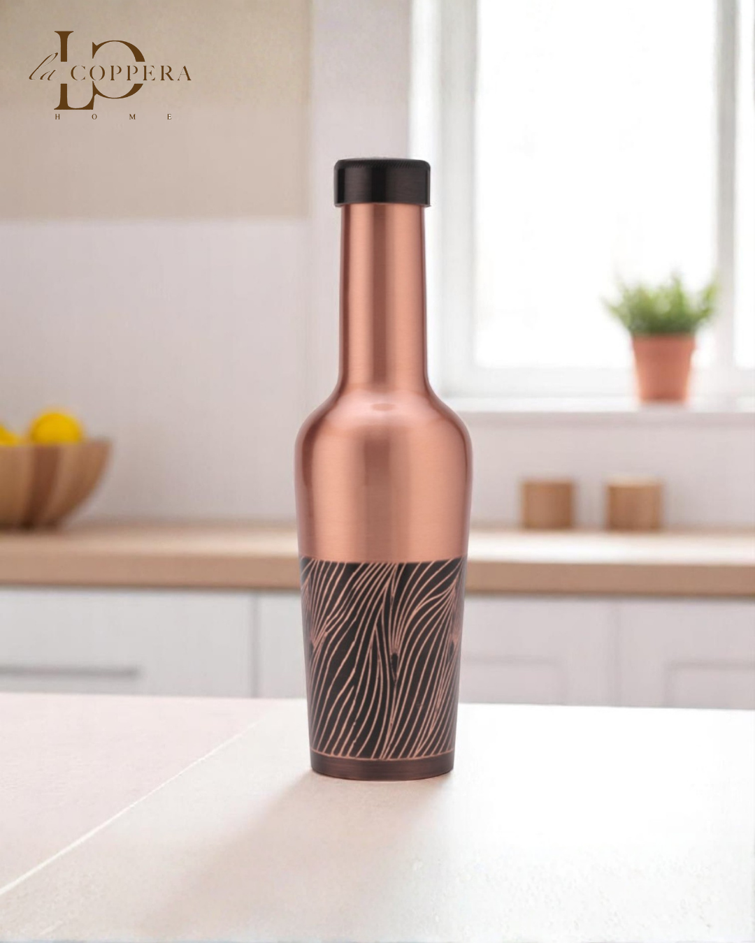 Premium handcrafted copper bottle for daily use