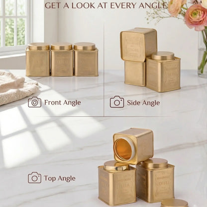 Breakfast Jar Set With Stand (Set of 3)