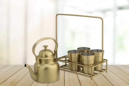 Traditional Cutting Chai Serving