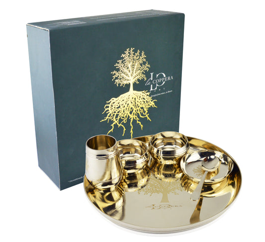 Bronze Thali Set (Set Of 6)
