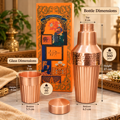Helix Copper Carafe – Premium Copper Finish | LA COPPERA