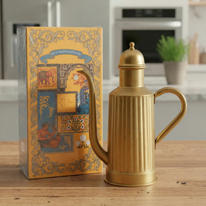 Olea Can – Premium Brass Oil Dispenser (700 ml)