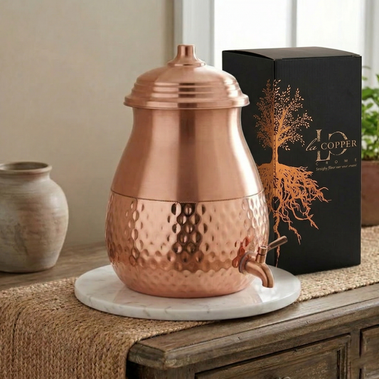 Amrut Matka – Pure Copper Water Storage Matka with Tap
