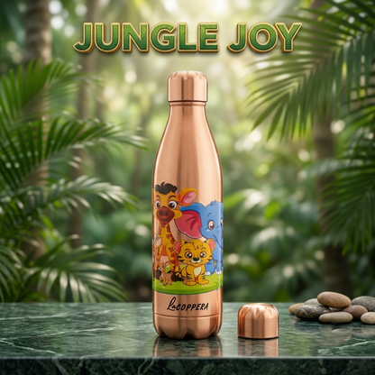 Cosmo Small Copper Bottle 700ml – Pure & Ayurvedic Drinking Bottle