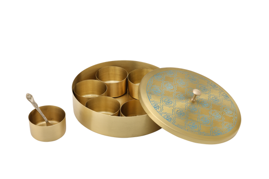 Masala Box Etched 8''