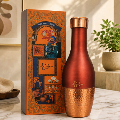 PLUM COCO Bottle Copper Water Bottle – 1000 ml | La COPPERA