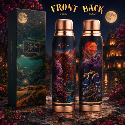 Ayurship Twilight Pure Copper Water Bottle | 1000ml | La Coppera