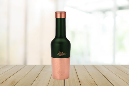 Madira Bottle Green pure copper water bottle matte finish